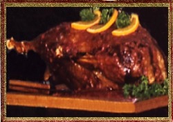 Goose y-roste in Sauce Madame